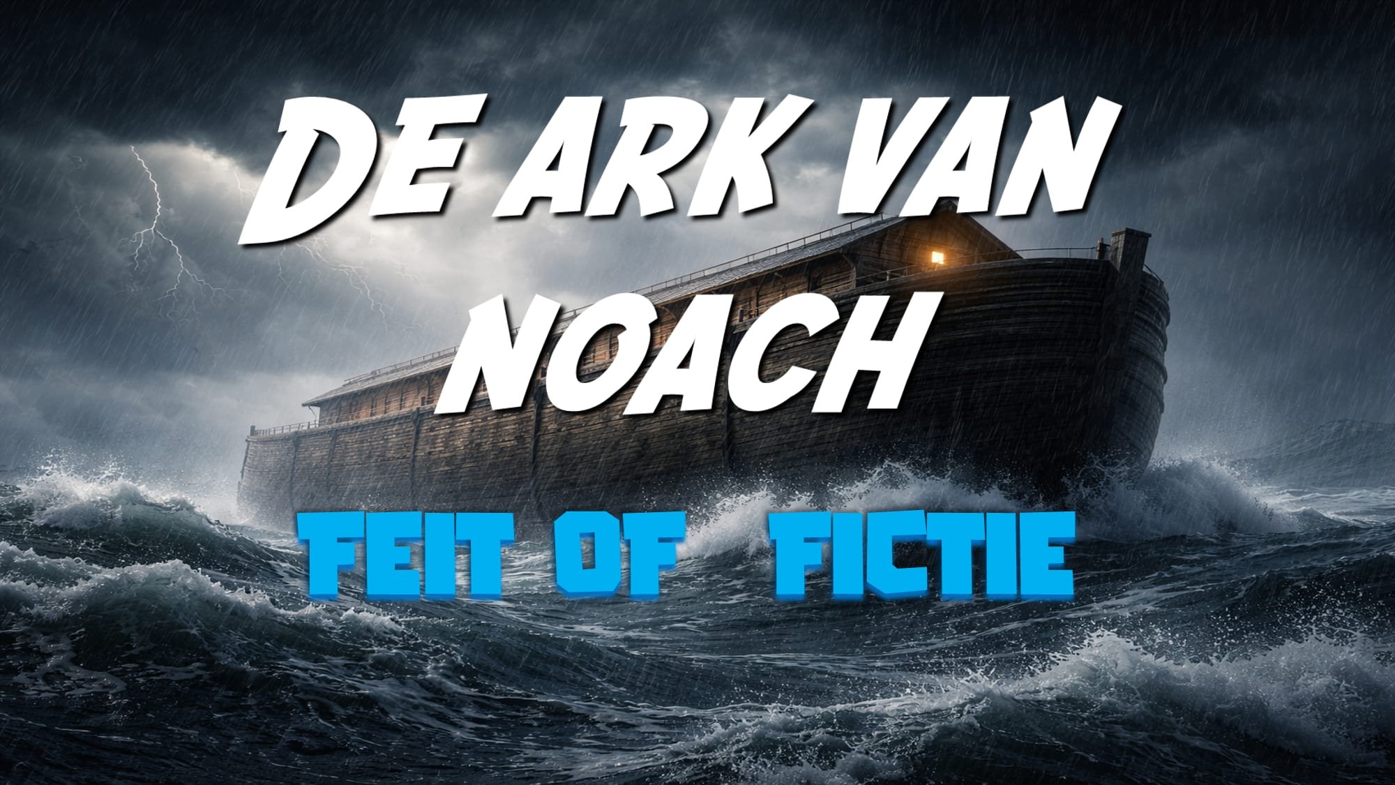 Onder de loep genomen🔎: De Ark van Noach