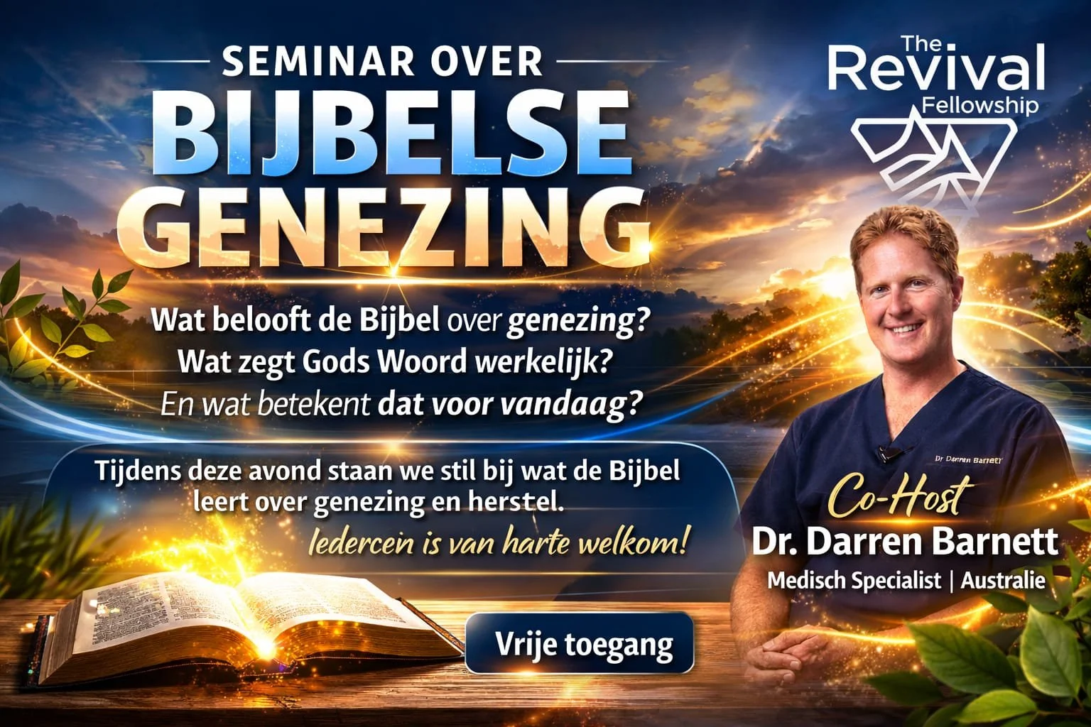 Seminar - Bijbelse Genezing
