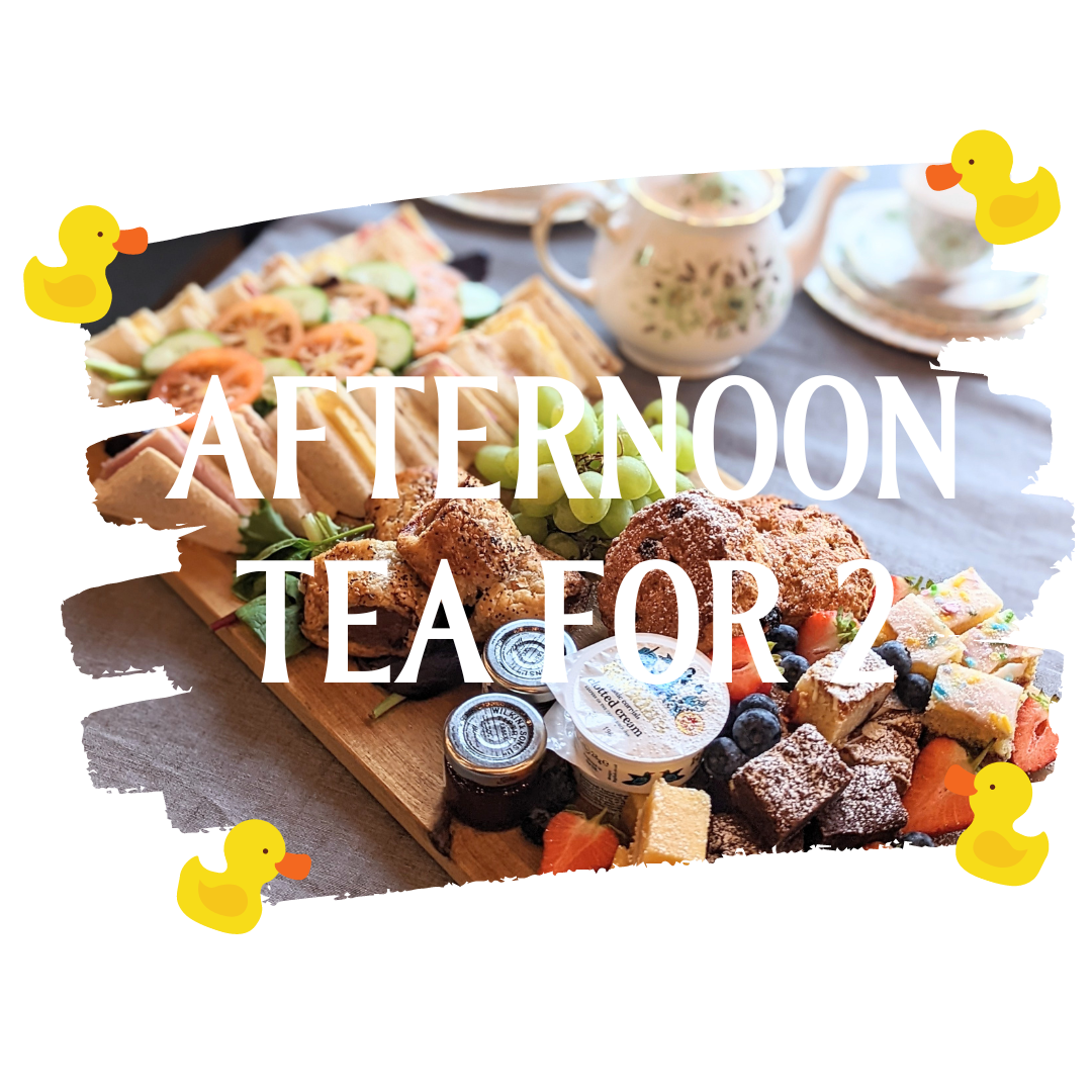 Afternoon Tea for 2 at Quackers cafe — Thornbridge Estate in the Peak