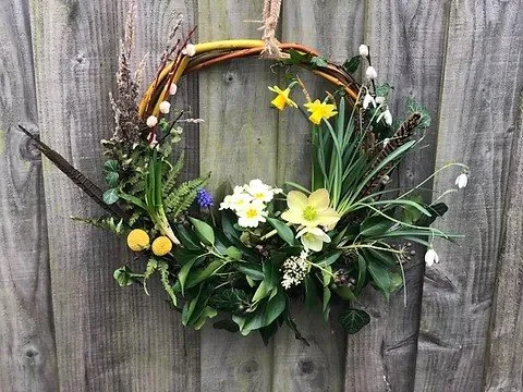 Living Spring Wreath Workshop with Thornbridge Blooms 