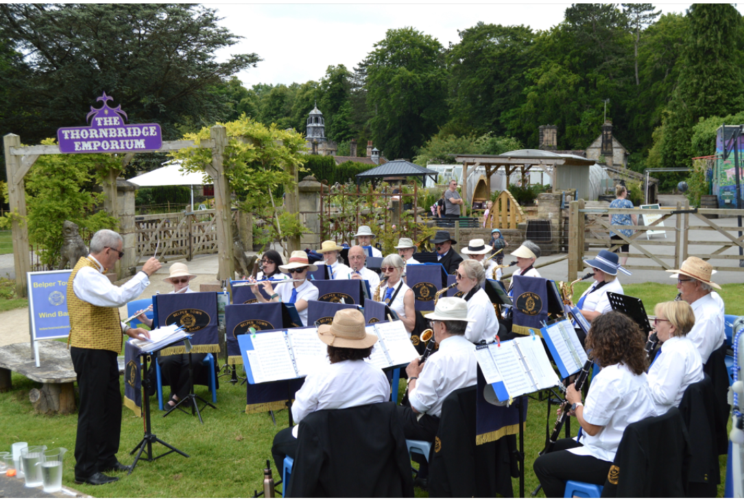 Belper Town Band at Quackers Cafe