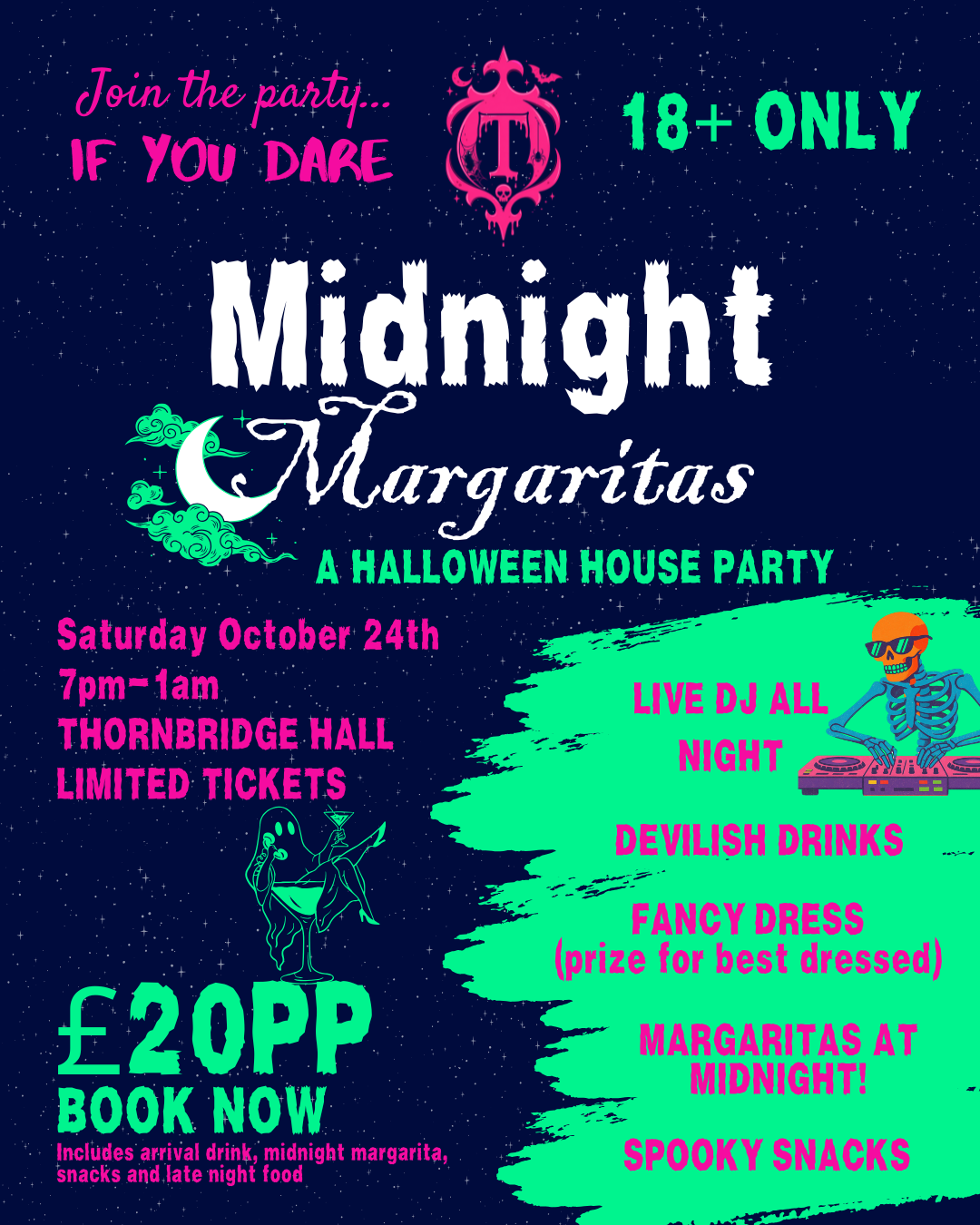 Midnight Margaritas: A Haunted Halloween Party