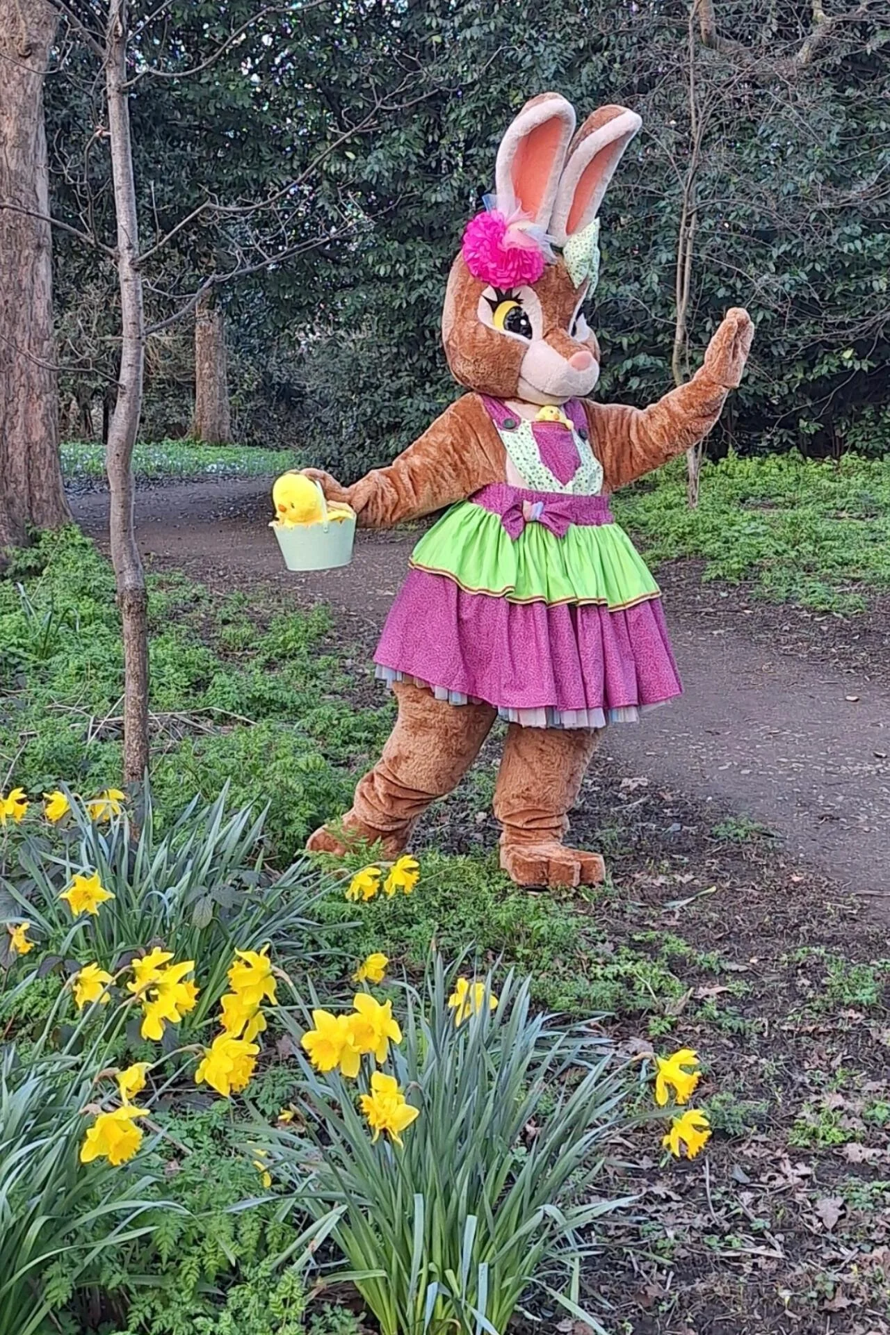 Kids can meet the Easter Bunny at Thornbridge Hall for Easter half term