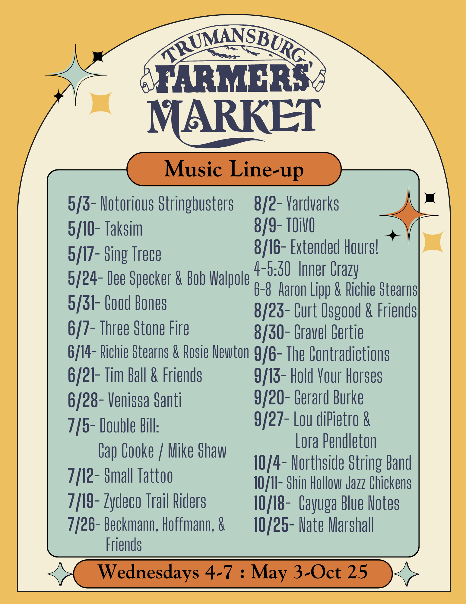Music — Trumansurg Farmers' Market