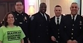 Sharon Pushie, Mahwah Stigma-Free with Hero Port Authority Police Officers from the Suicide Squad…Saving Lives