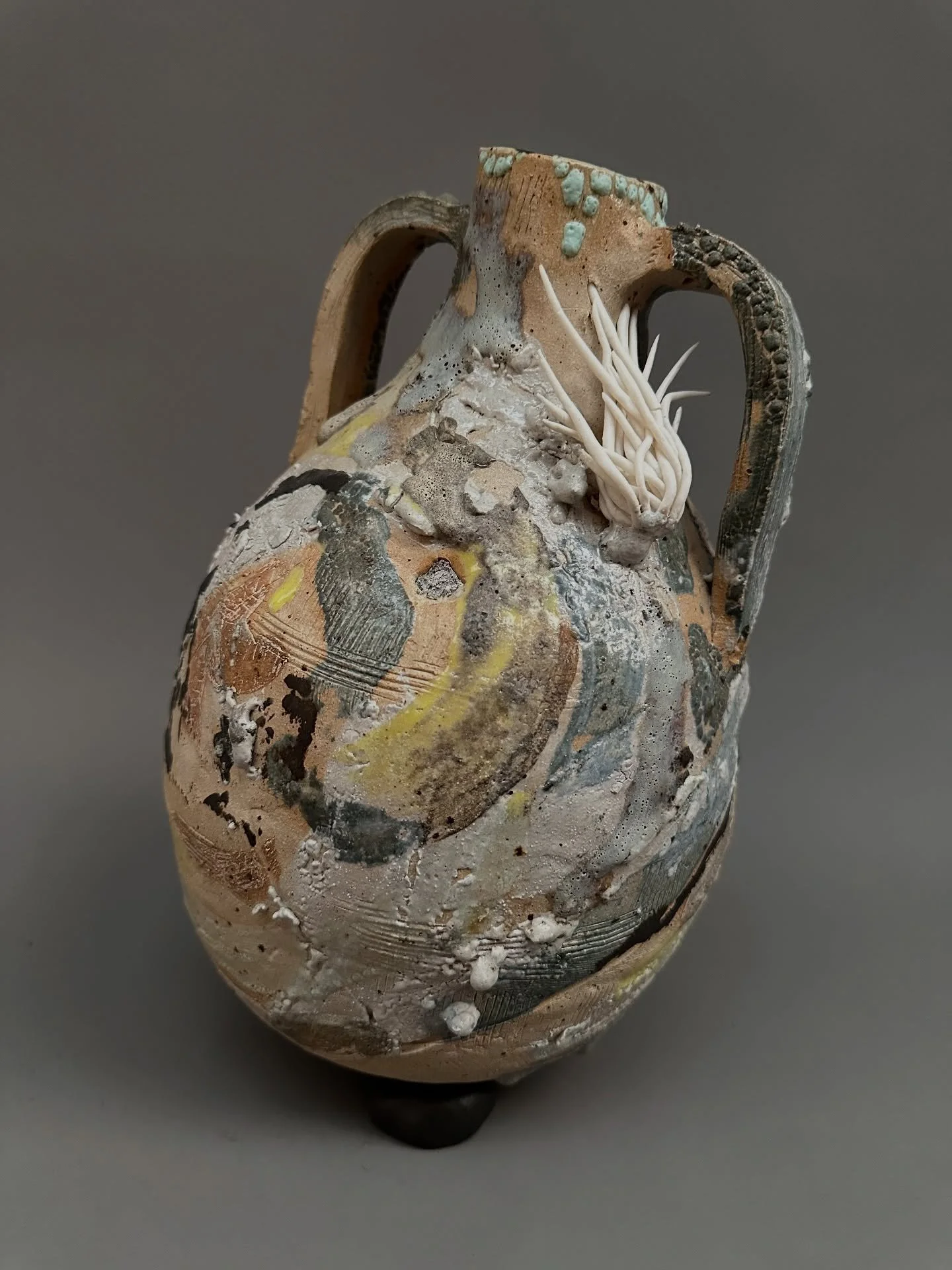 Thought I&rsquo;d share some of my &ldquo;Pieces of Me&rdquo; series and the thoughts behind it&hellip;

Making ceramics takes something organic and turns it, through the firing process, into something inorganic leaving shards and forms that archaeol