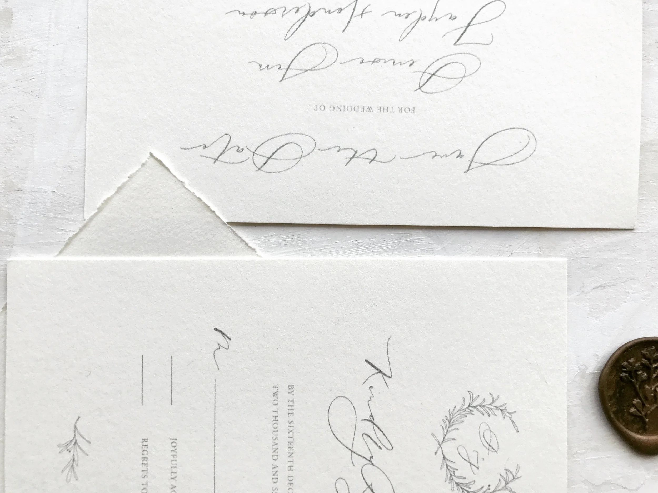Invitation Designs: Calligraphy & Ilustration