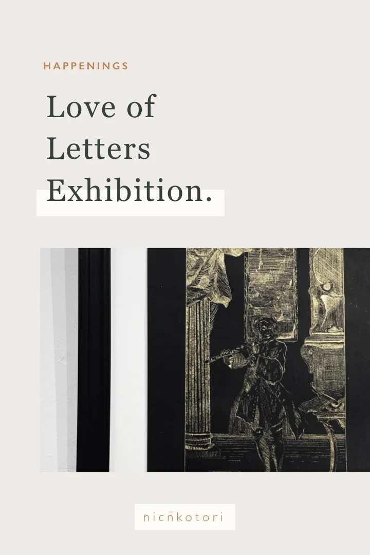 Love of Letters Exhibition - Our exhibited artworks