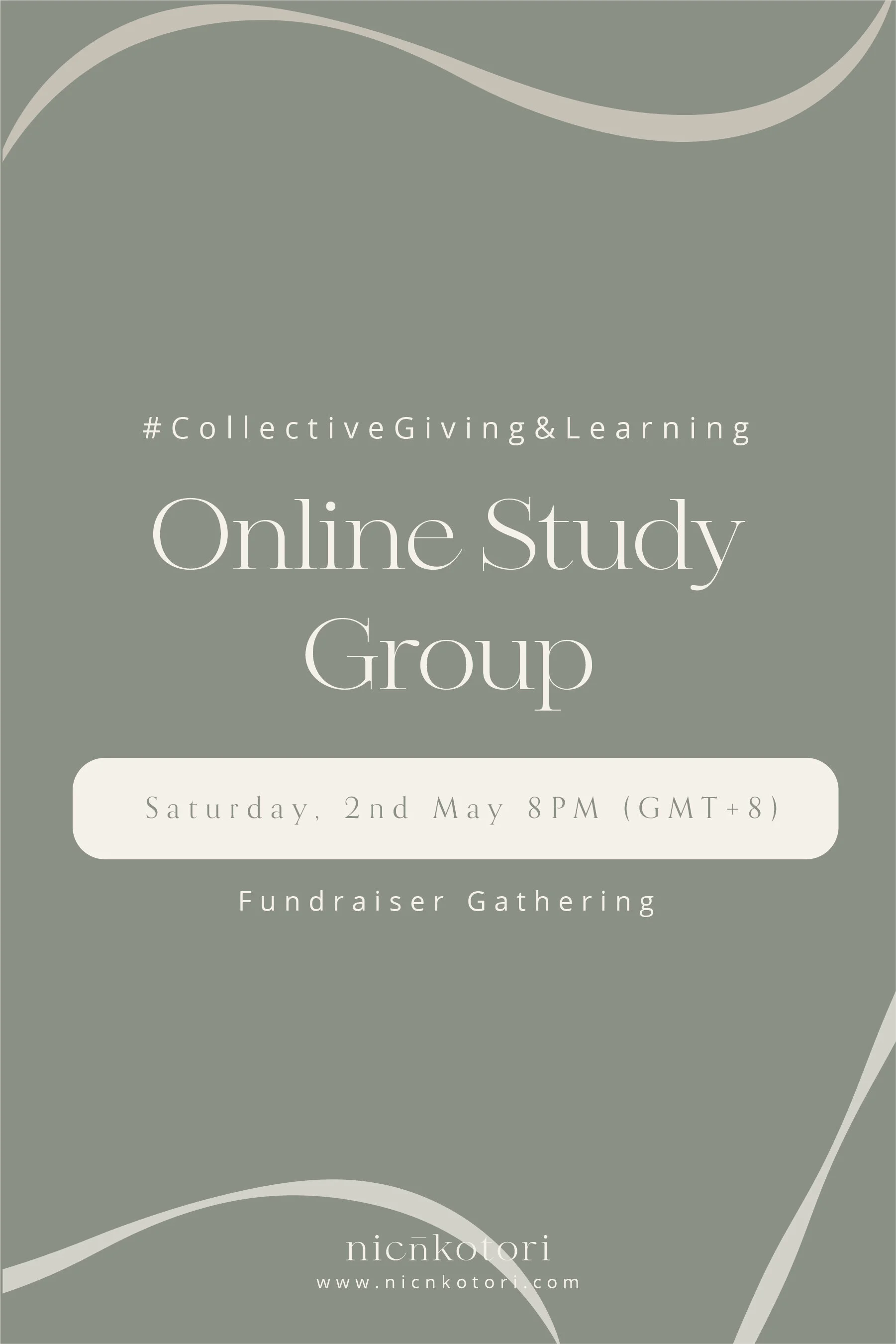 Fundraiser: Online Study Group