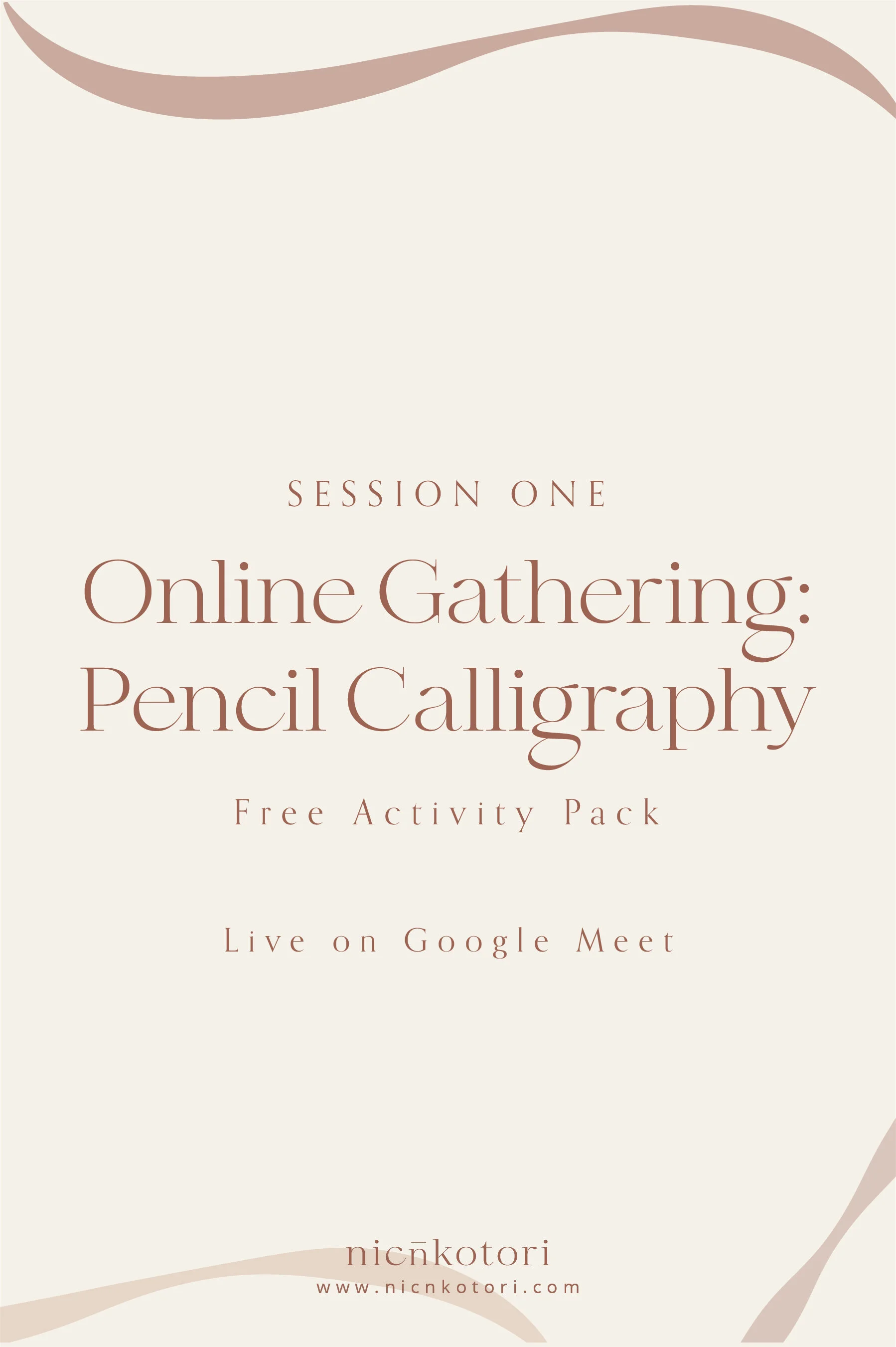 (FULL) Google Gathering: Pen/Pencil Calligraphy (No fees involved)