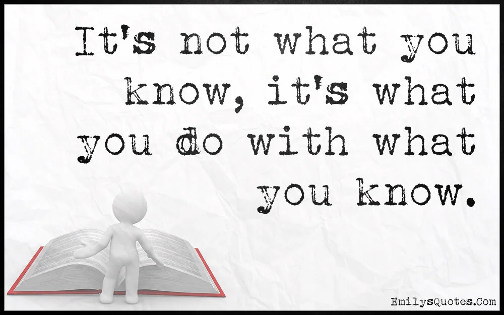 It's Not What You Know But What You Remember to Know