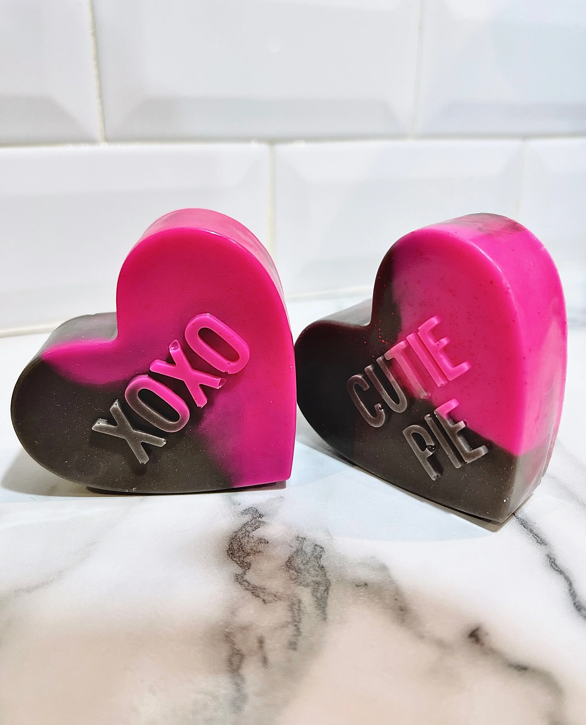 Chocolate + Rose Message Soaps