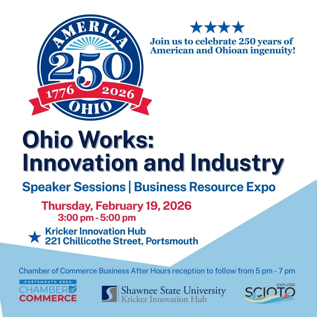 The Hub Celebrates America 250-Ohio Works: Innovation &amp; Industry Speakers and Expo