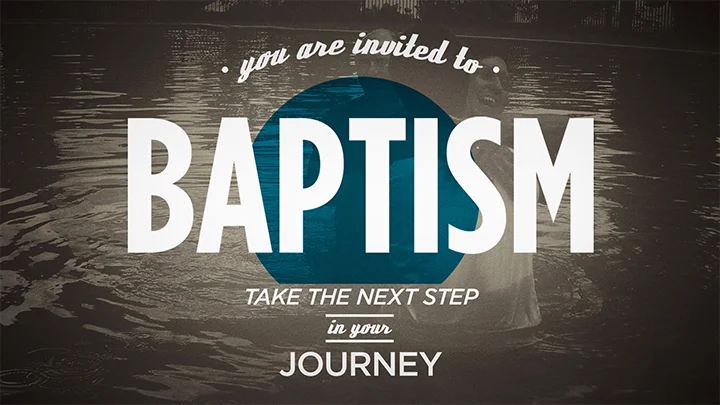 Postponed: Baptism Service!
