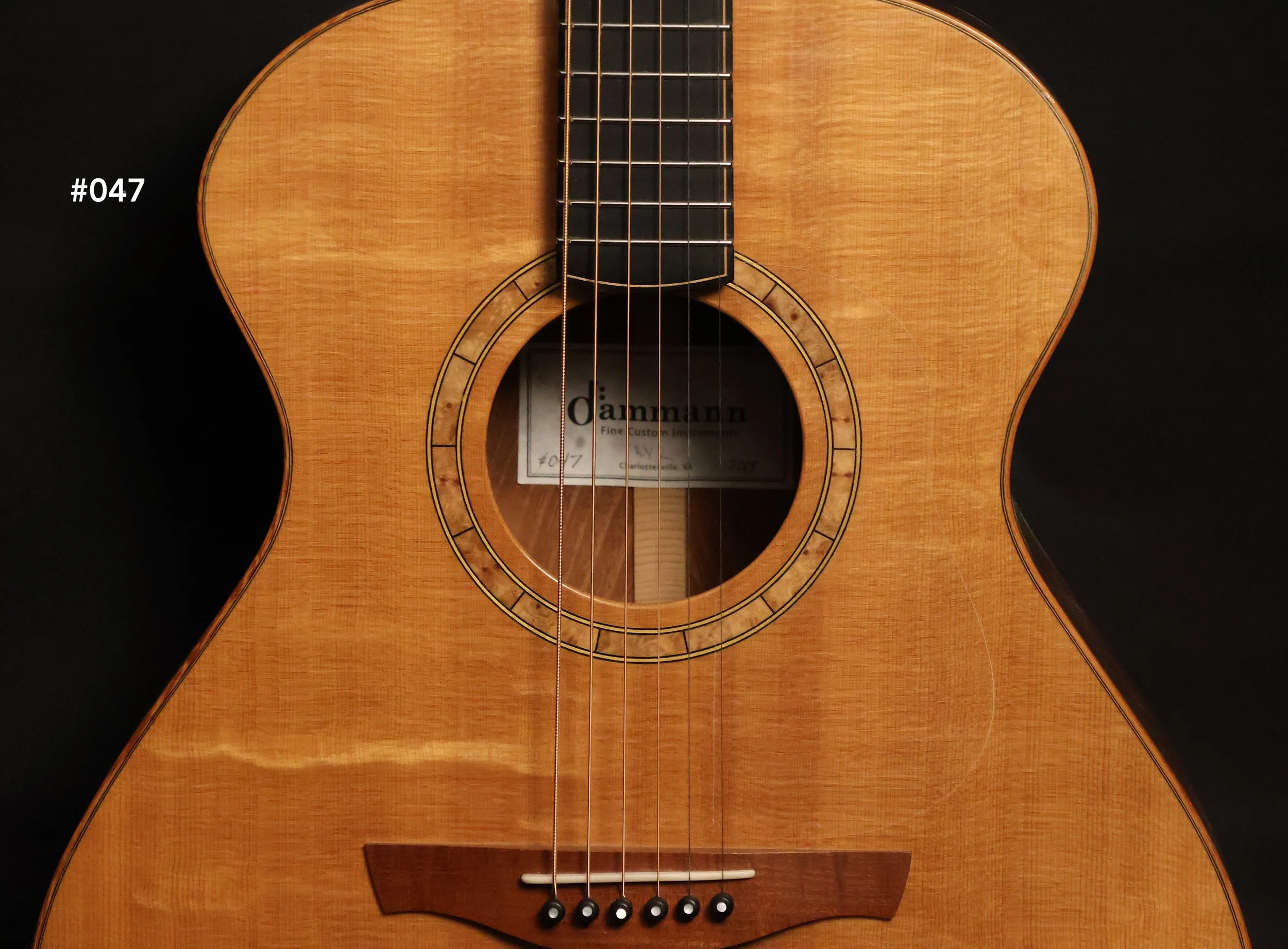 OM model guitar #047