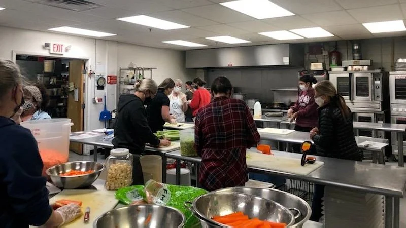 Families And Volunteers Receive Through Healing Meals In New Jersey International Association Of Youth And Students For Peace