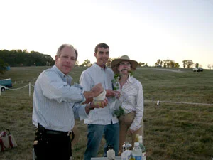 Master Mojito Maker at the Legacy Races -- Chuck even grows fresh mint!!!