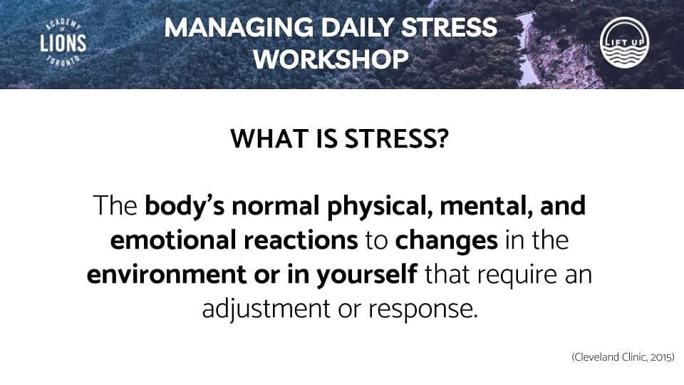 Hello again Lions! 🦁⁠
⁠
We're coming at you again with one last stress management post! Stress is always present in our lives, but we're sure everyone could use a little extra support in this area right now 💞

So check out some of the main points f