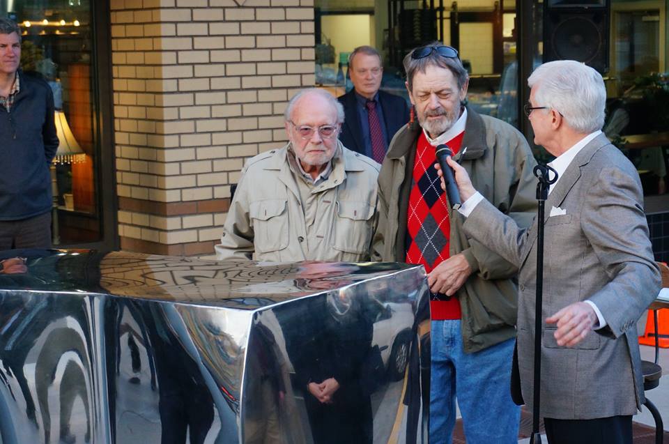 Bruce West Cube installation T Melton artist Bruce West Rich Harcourt Phoot Statesman.jpg