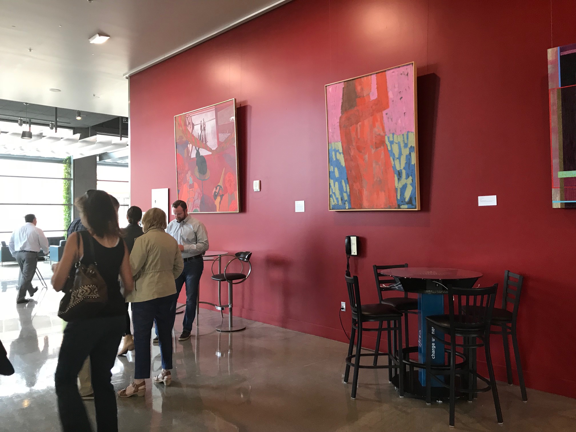 Convention Ctr hall w HFMA loaned ptgs 8-18.jpg