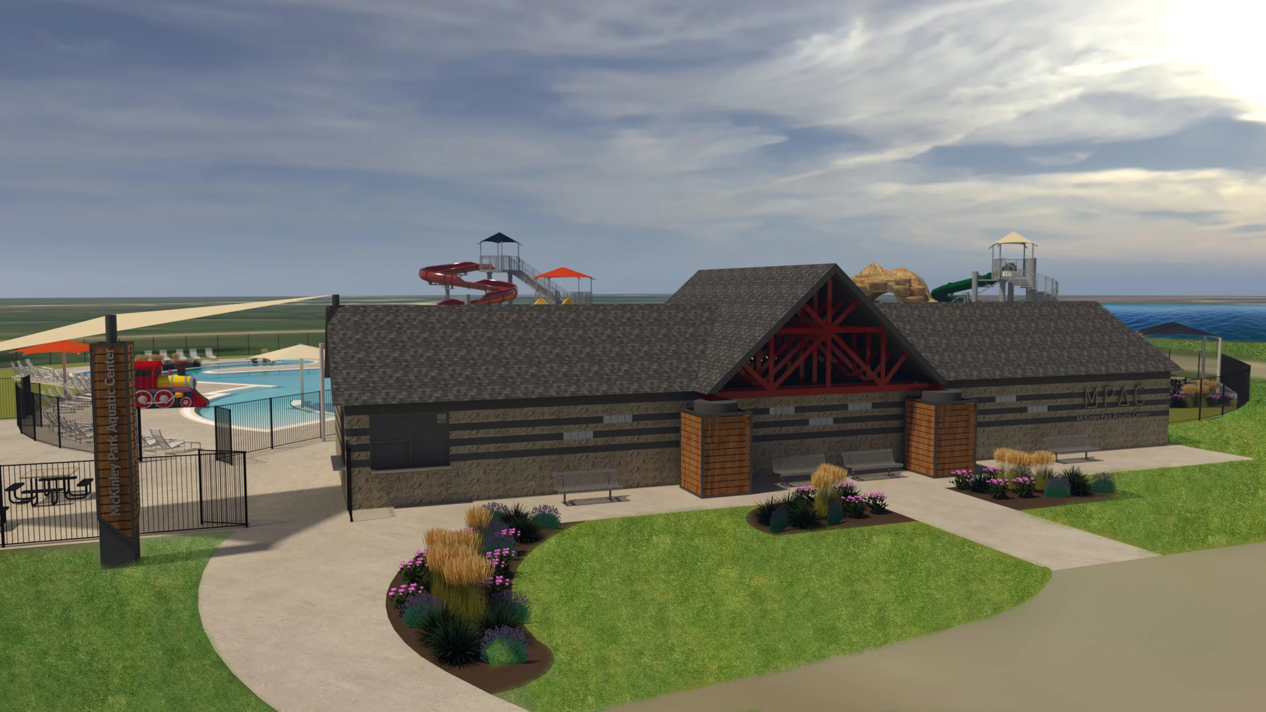 Conceptual Design and Renderings Provided by Waters Edge Aquatic Design