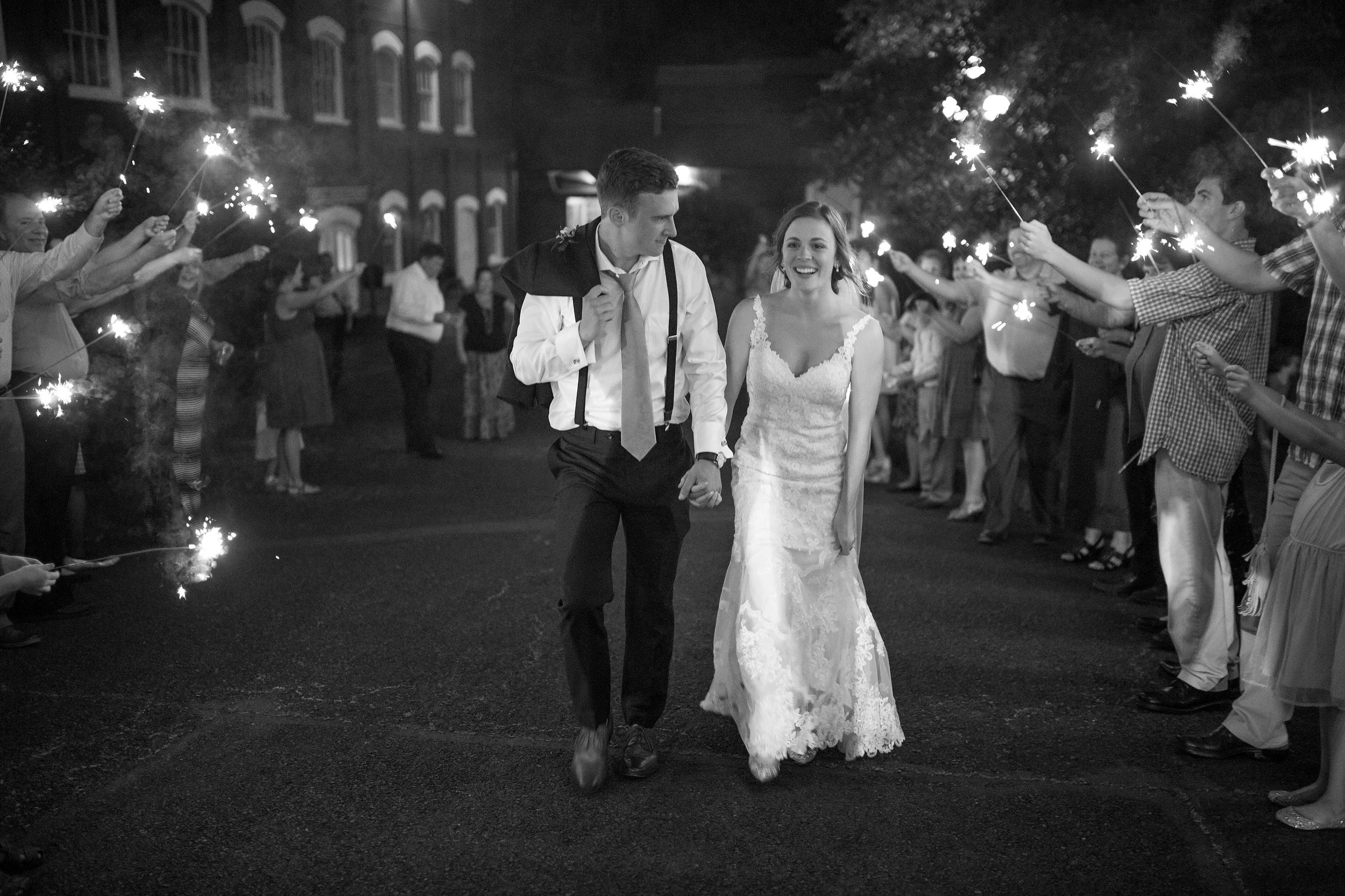 Sparkler Exit Wedding Photos Salem Oregon