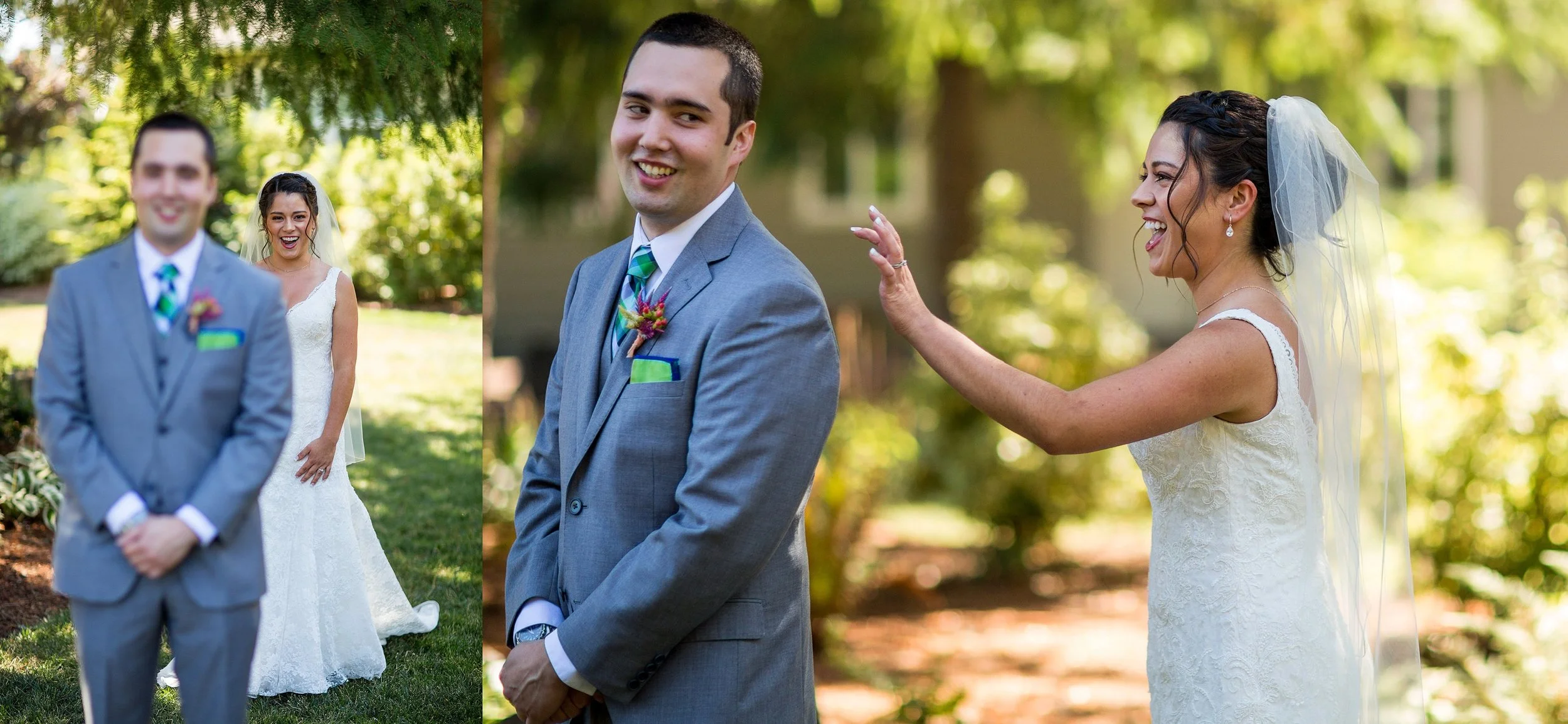 First Look Wedding Photos