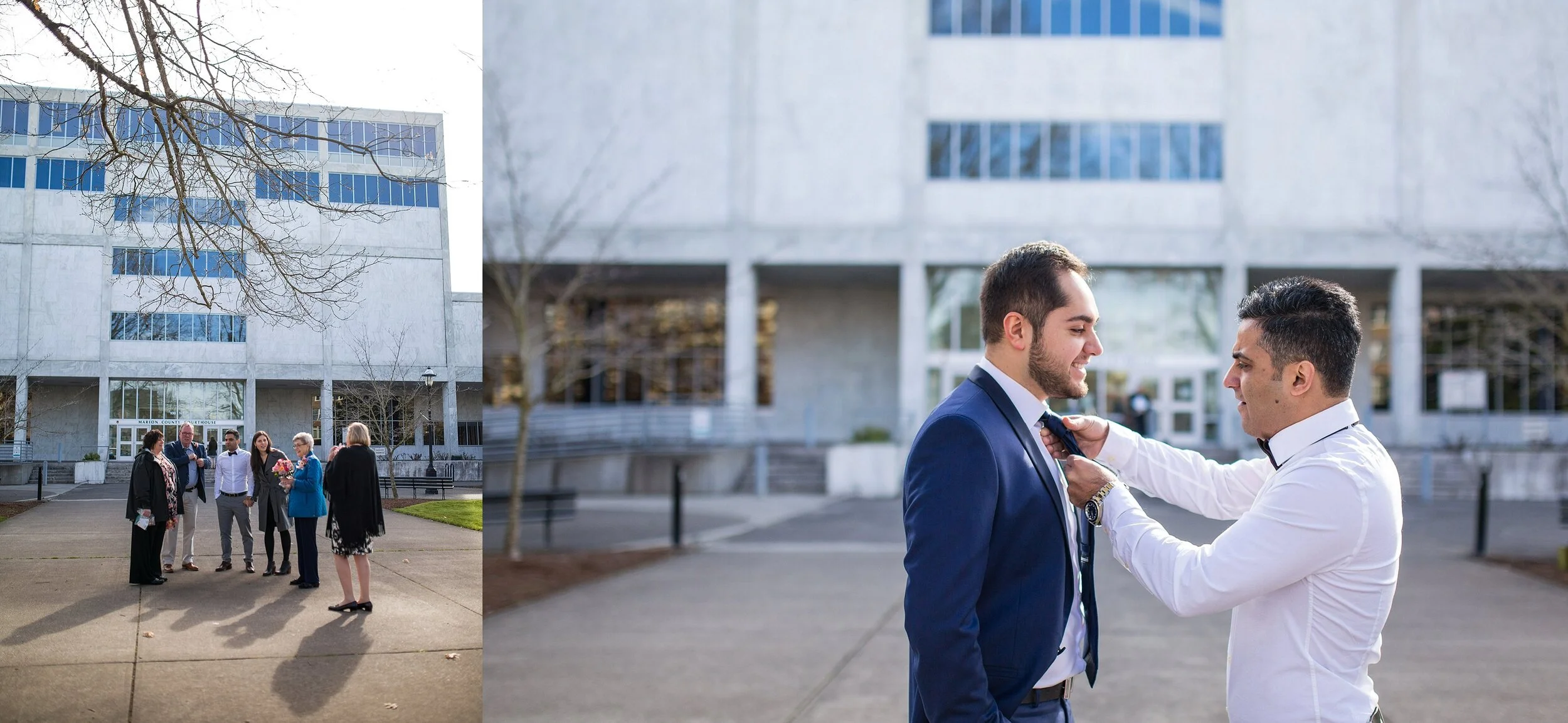 Courthouse Elopement Salem Oregon Photographer
