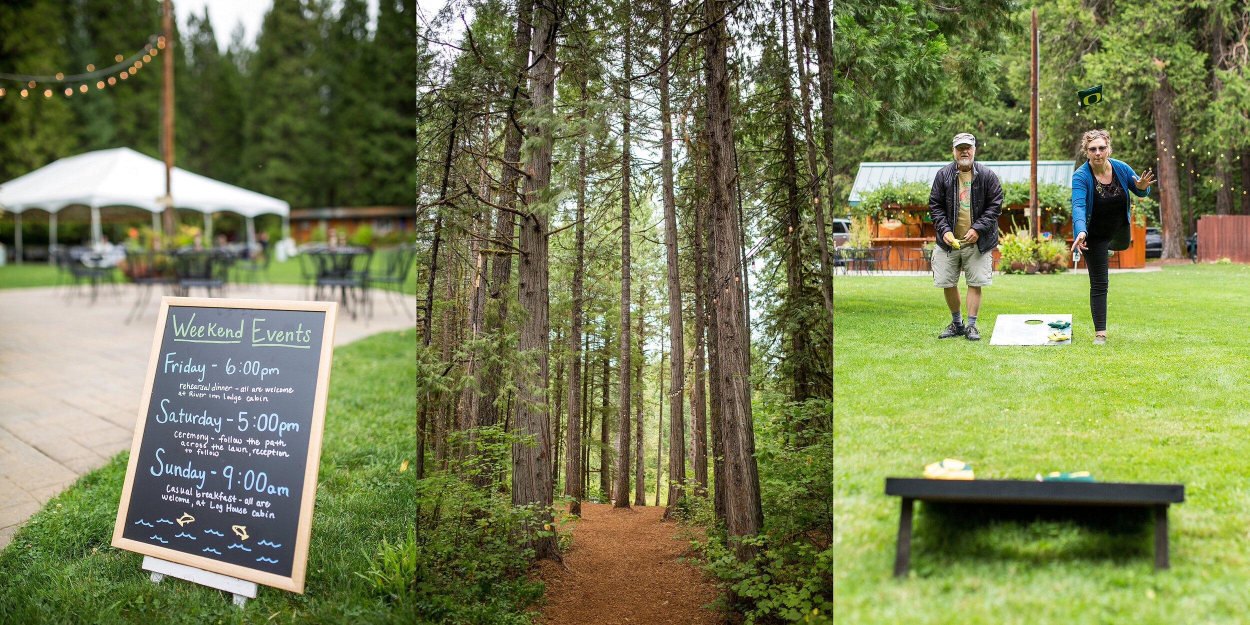 Holiday Farm Resort Wedding Eugene Oregon