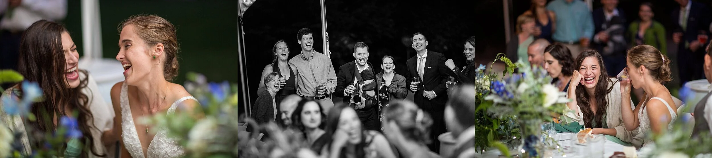 Candid Wedding Reception Photos