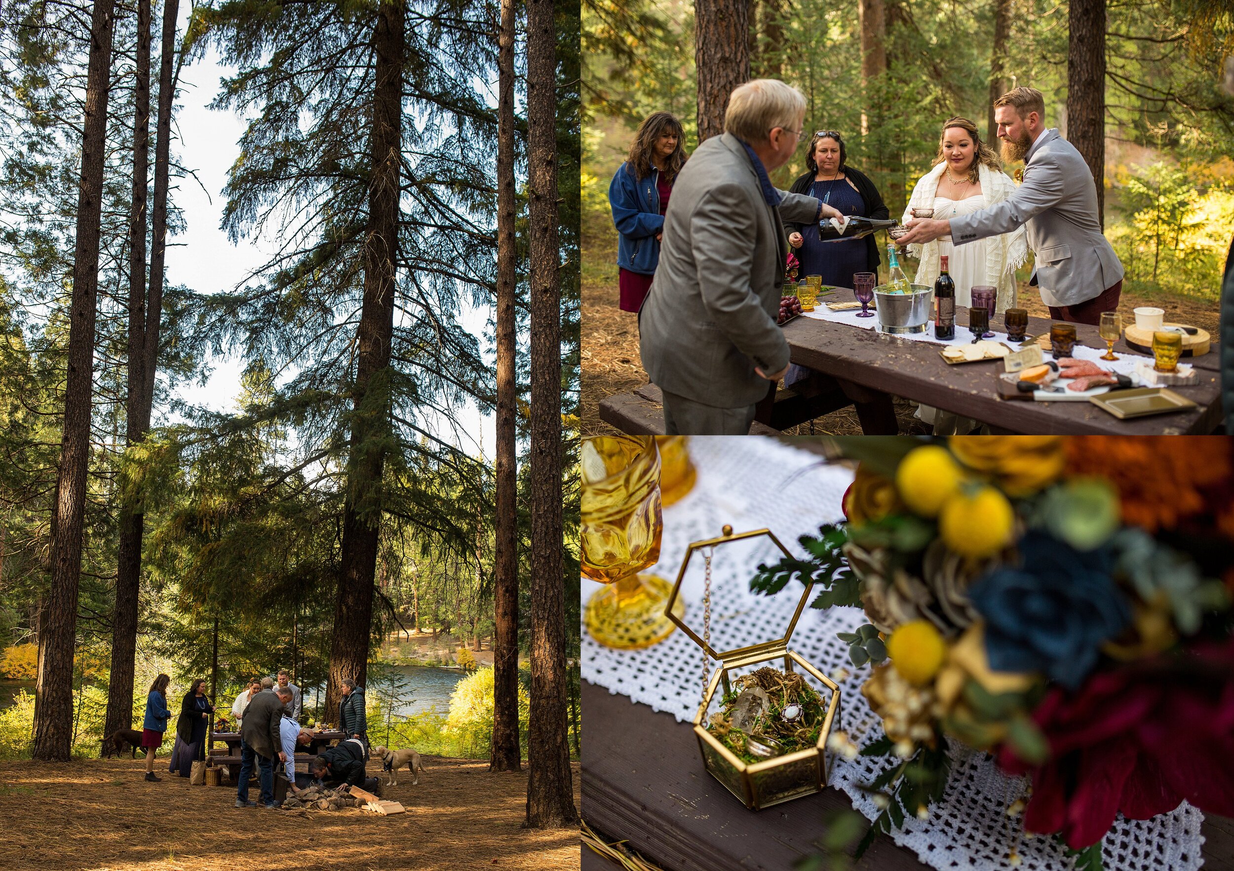 Campground Elopement in Sisters Oregon