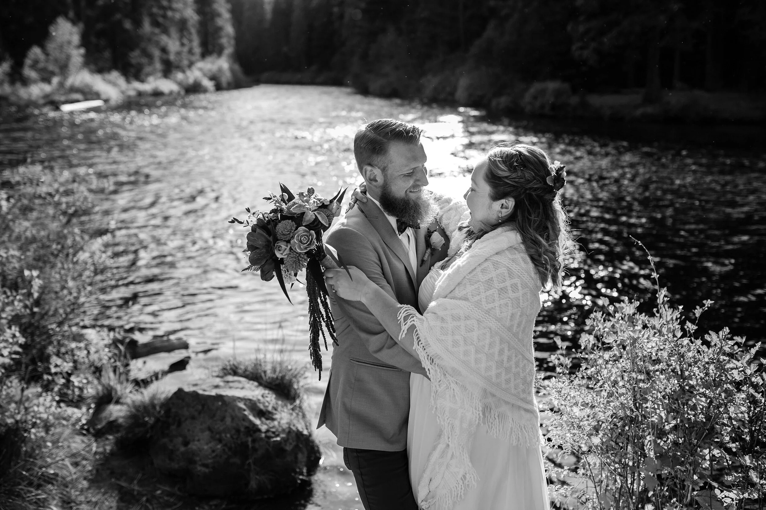 Campground Wedding Photos Sisters Oregon