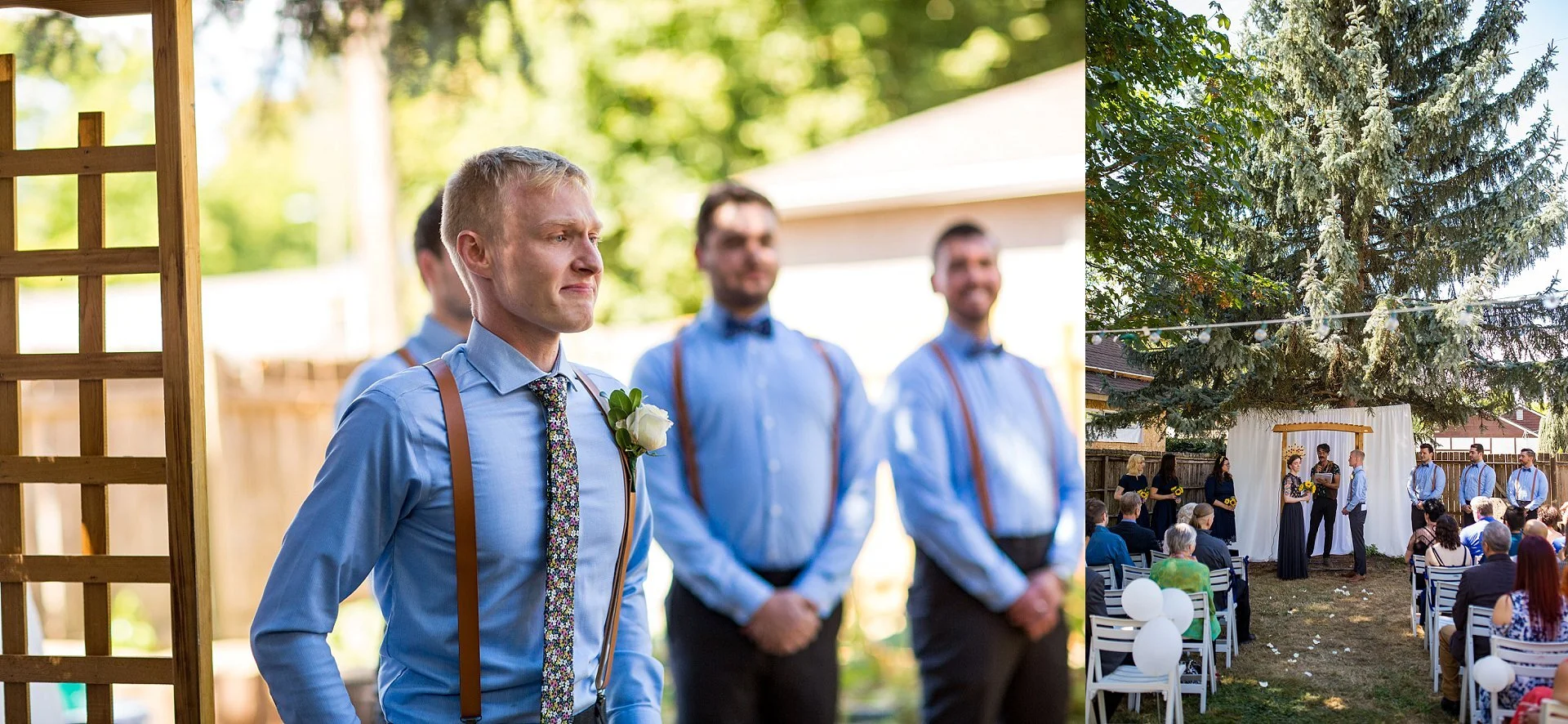 Backyard Elopement Salem Oregon