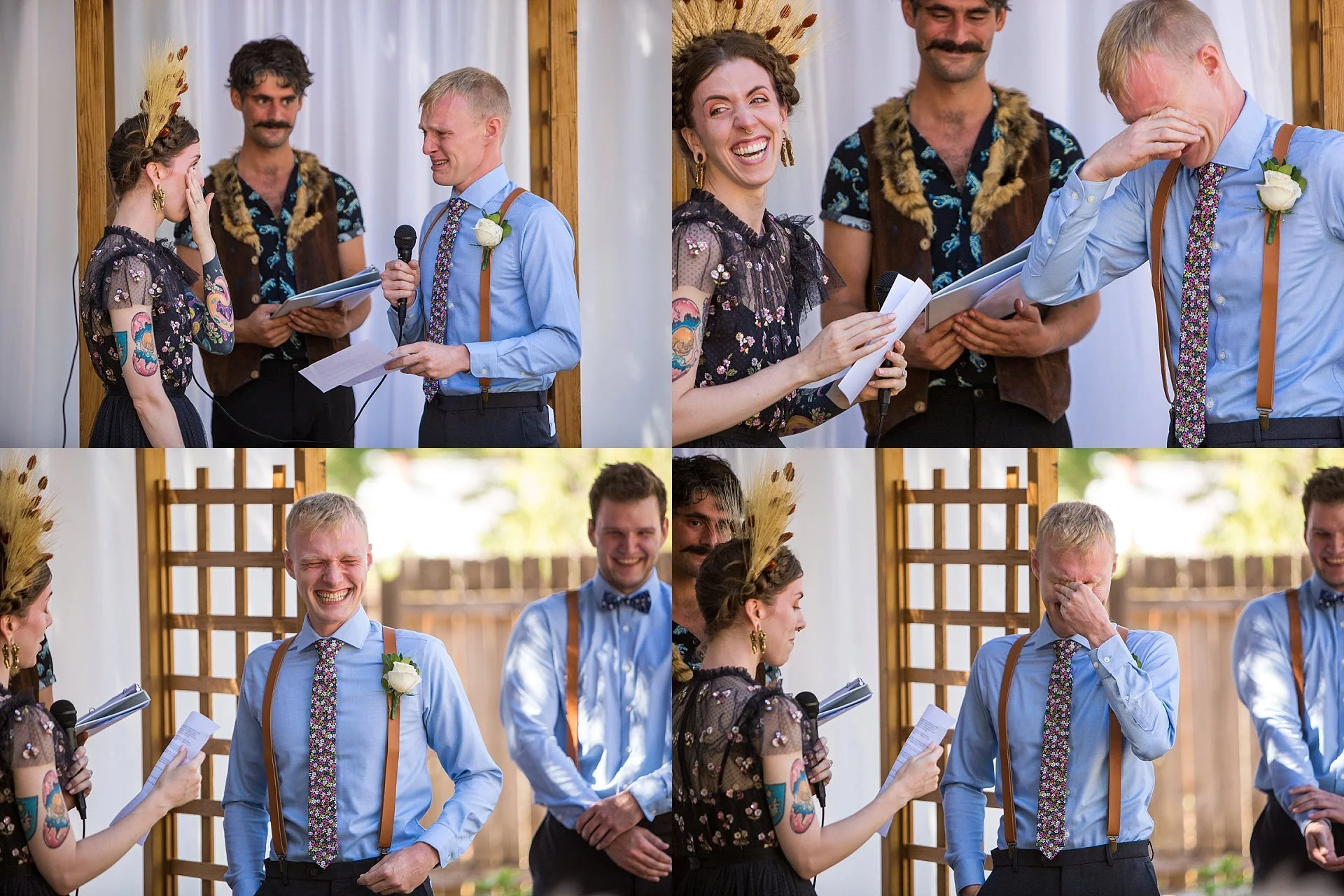 Backyard Wedding Ceremony Salem Oregon