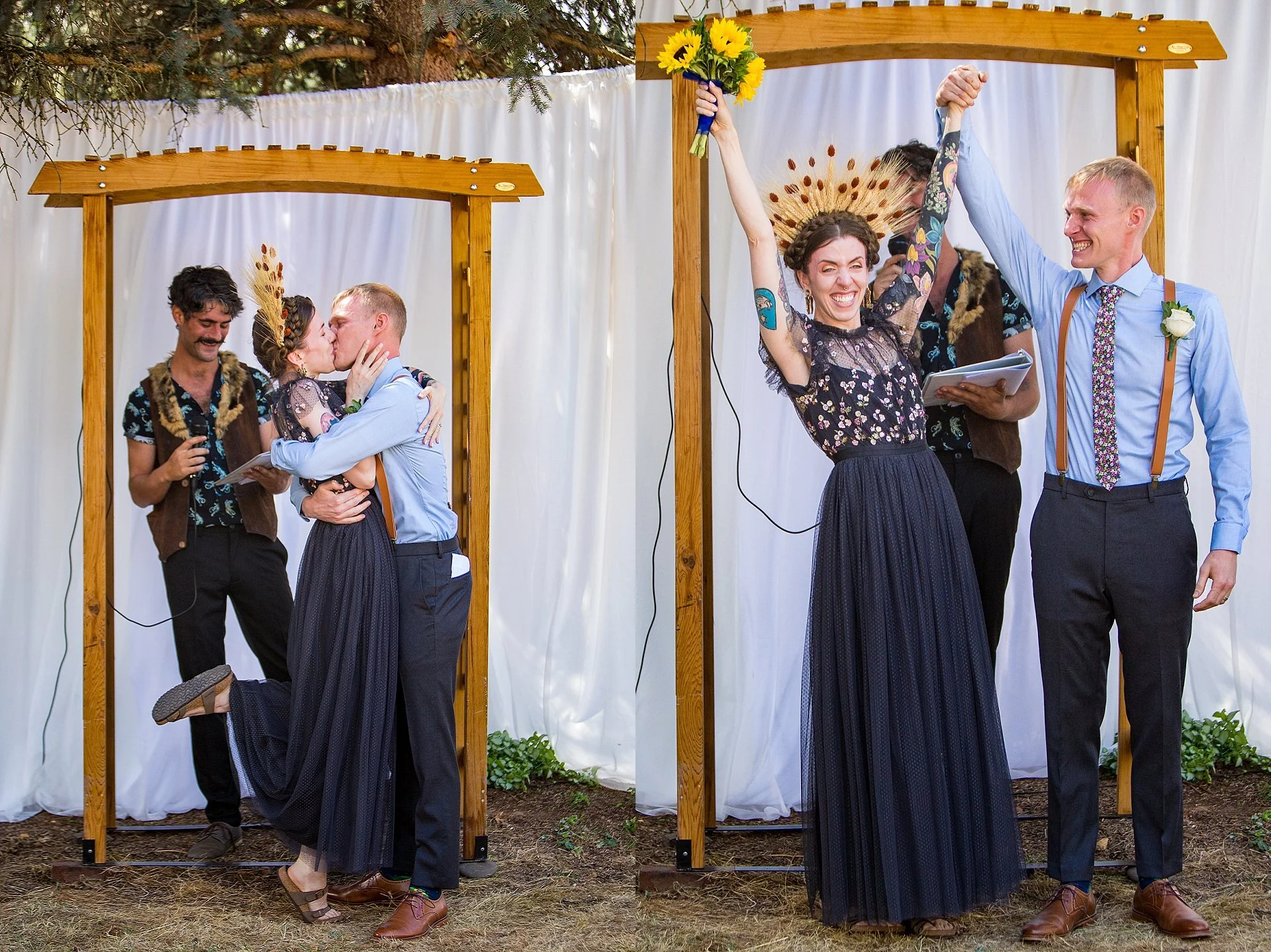 Black Wedding Dress Bride