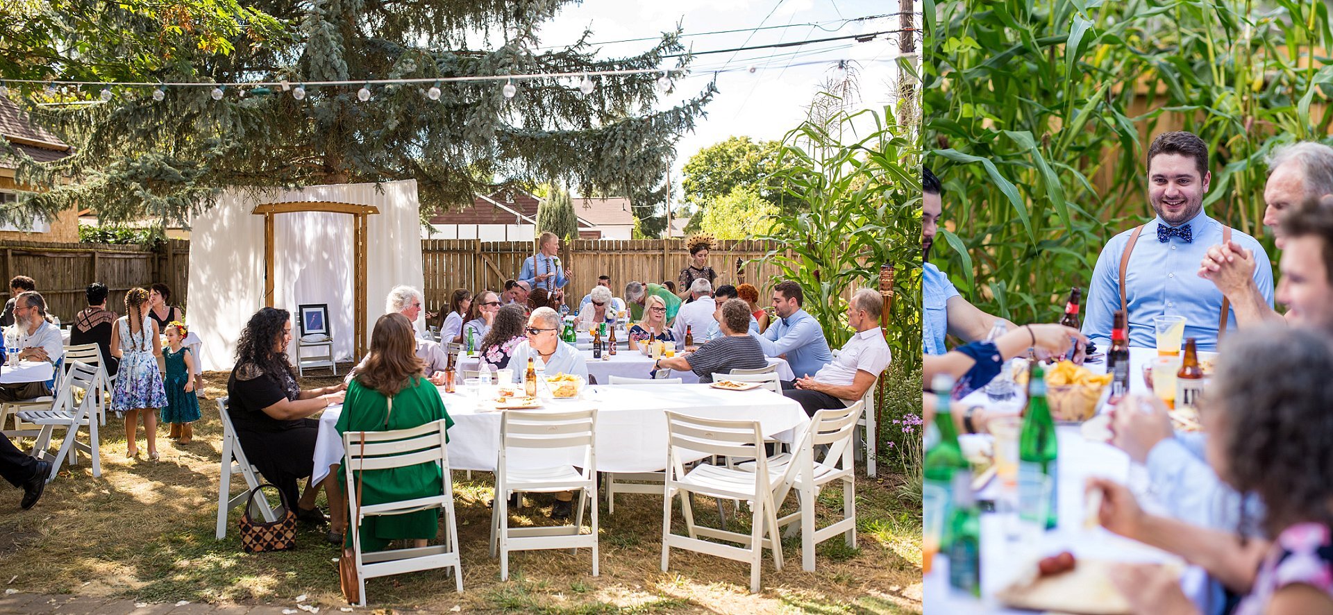 Backyard Wedding Reception Salem Oregon