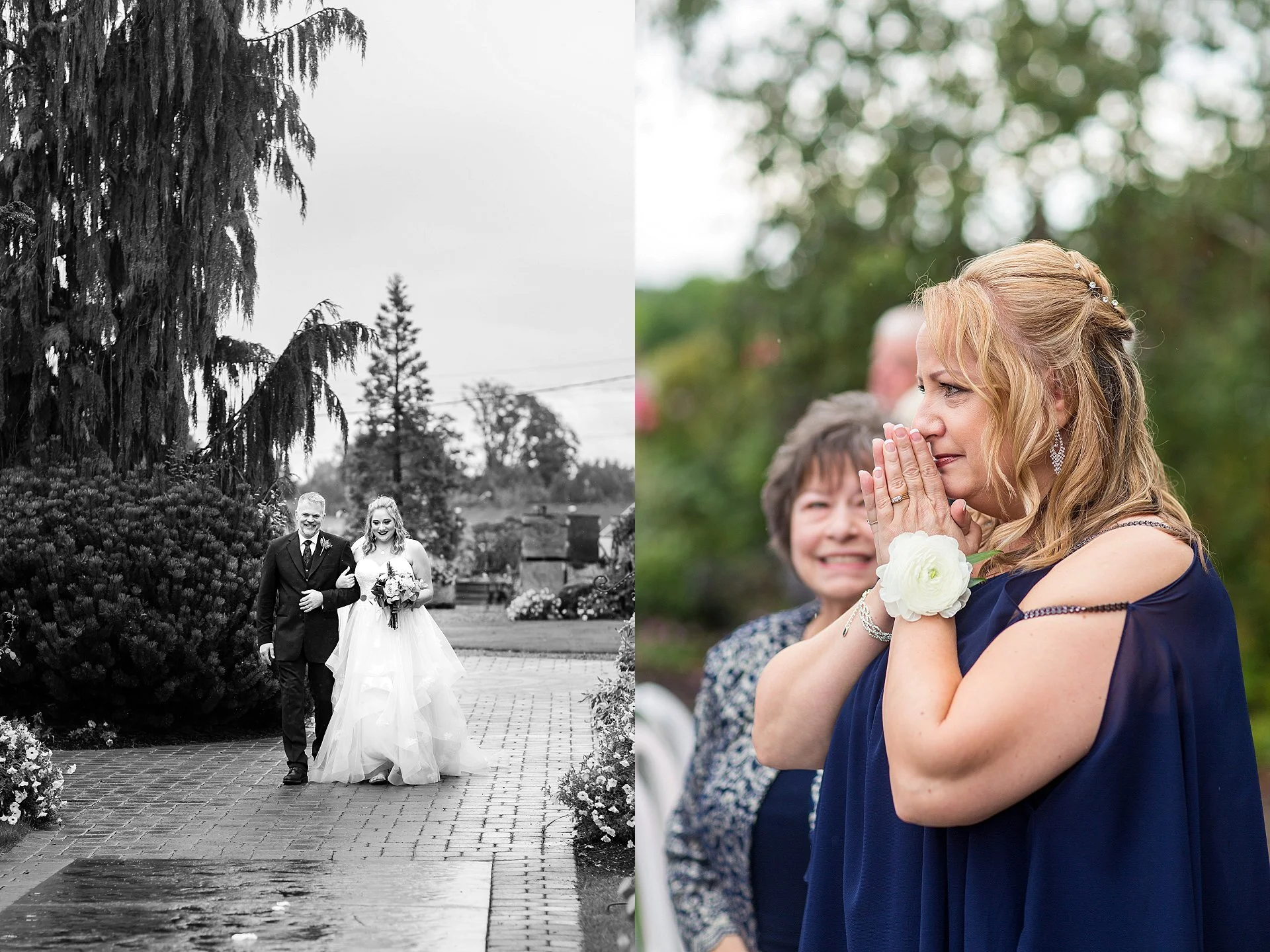 Cassie and Jordan Log House Garden at Willow Lake Wedding Keizer, Oregon