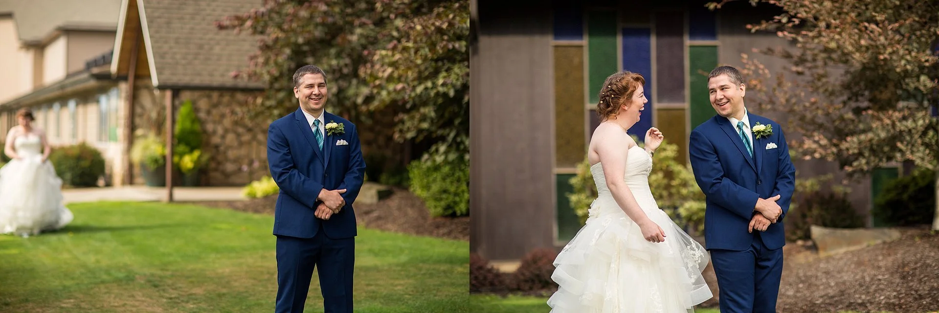 First Look Wedding Photos