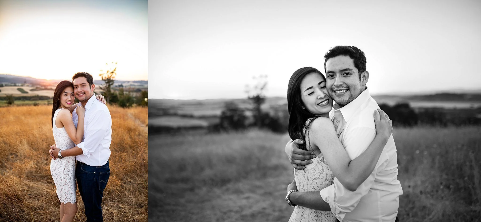 Sunset Engagement Photos Salem Oregon