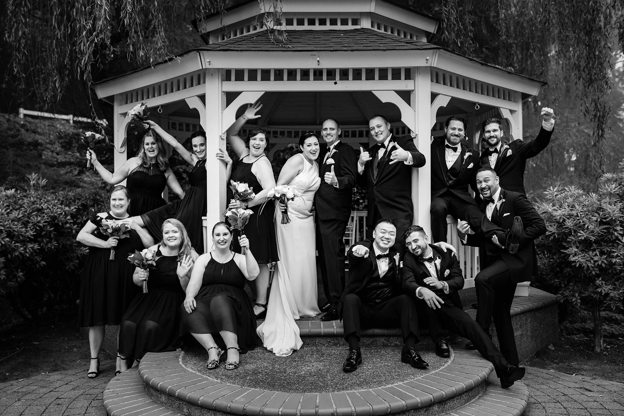 Abigails Garden Bridal Party Photos