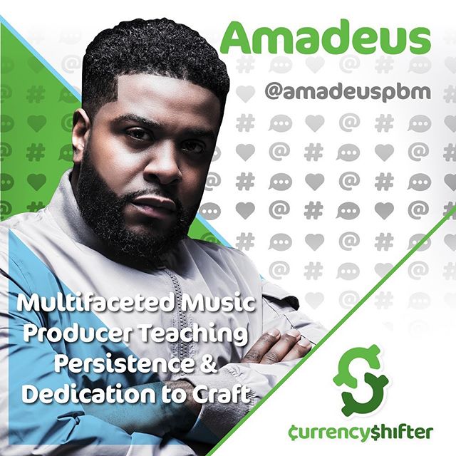 You know what today is🤗 #currencyshiftday🎉🍾🙌🏾 @amadeuspbm is episode 7, Season 2. Learn how to believe in yourself by trusting your vision and purpose. It&rsquo;s a great story of persistence and not letting people hold you back from opportunity