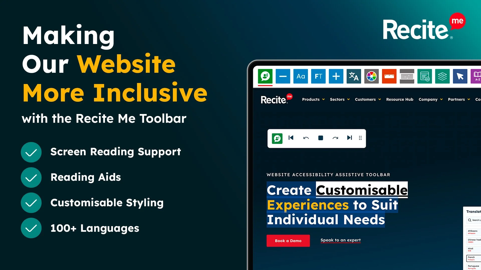 InCommunity Champions Digital Inclusion with the Recite Me Assistive Toolbar&nbsp;