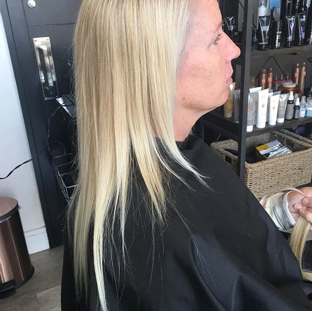 I put keratip extensions in this beauty today to add length and fill in sad areas, now she has a happy head of hair#hairshopextensions#keratipextensions#houseofhairwc