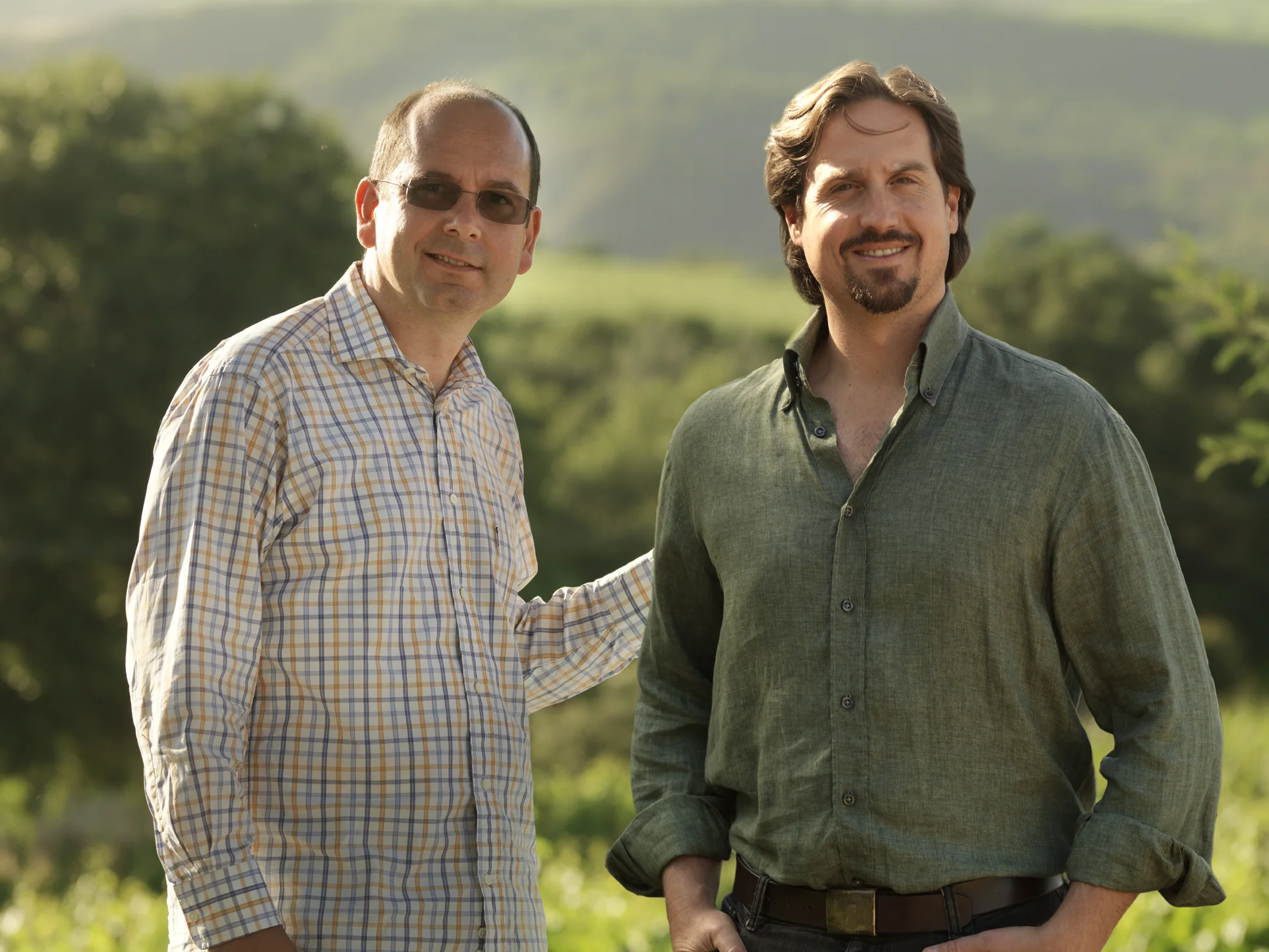 Mario Roam Sculatti with mentor Denis Malbec