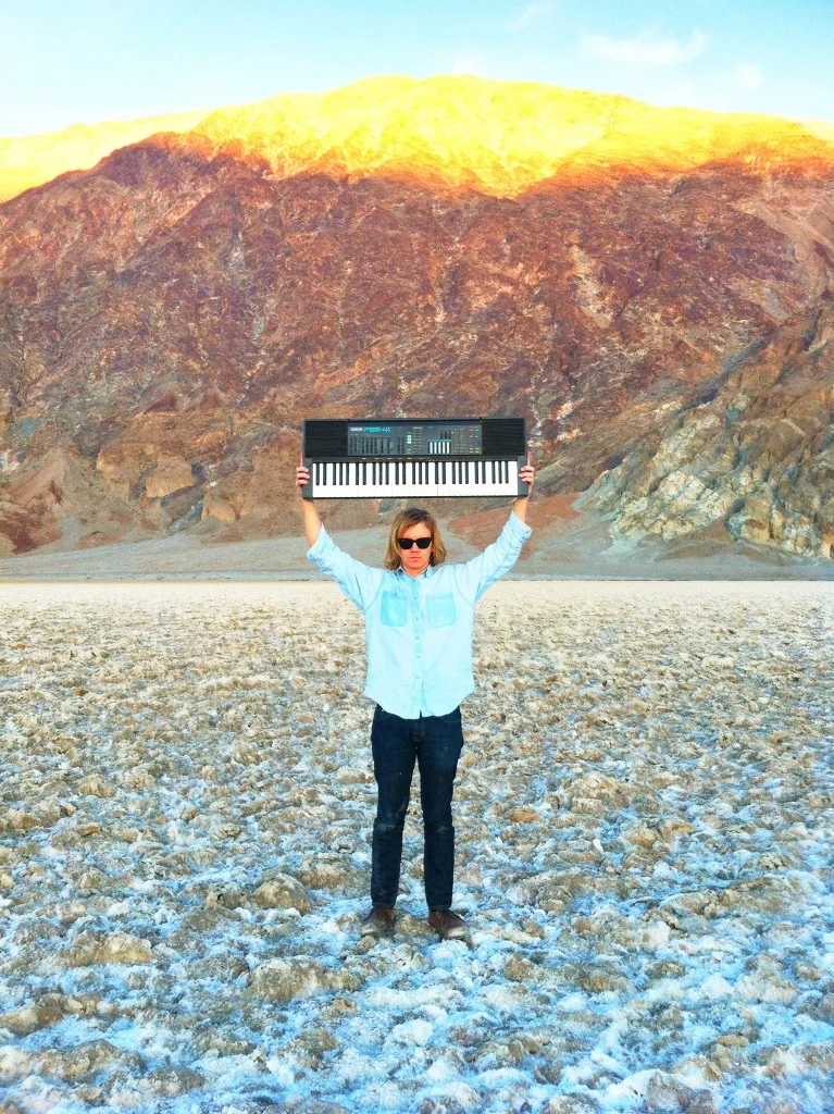 Synth excursions in Death Valley with Bill Baird; photographed by Laura Baird.