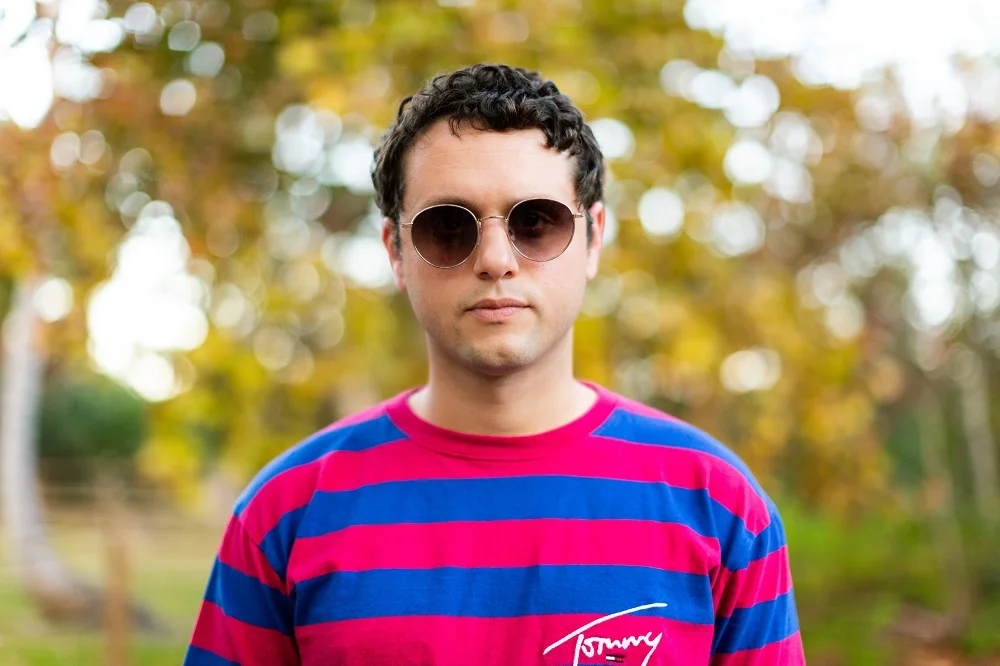 A photo portrait of DIY pop artist Rick Moon; courtesy of Juan Camilo Dávila.