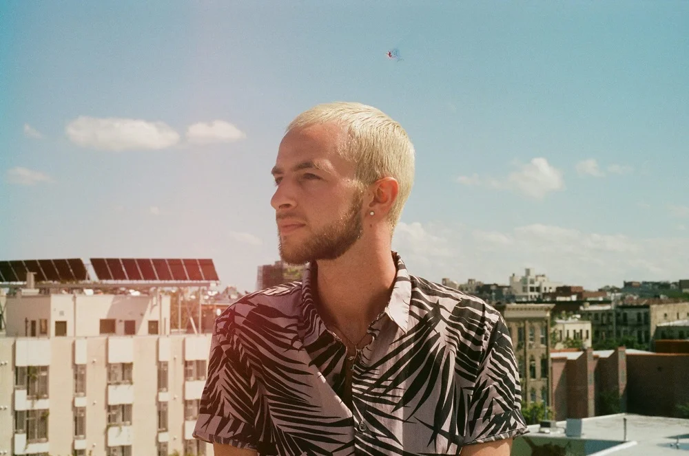 High up above on the rooftops with Past Palms, aka Sam Friedman; photographed by DJ Scribbles.
