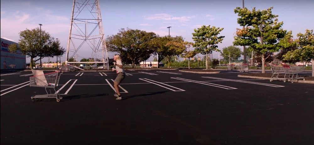 Parking lot dances with the one and only Matt Bachmann; video photo still courtesy of Adam Gundersheimer and Vanessa Haddad.