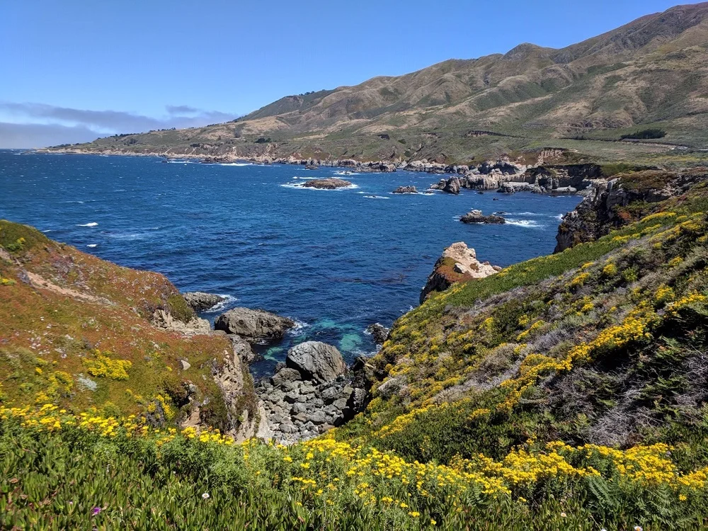 Coastal escapes into the great wide yonder of Big Sur; photograph captured by Kerri O’Malley.