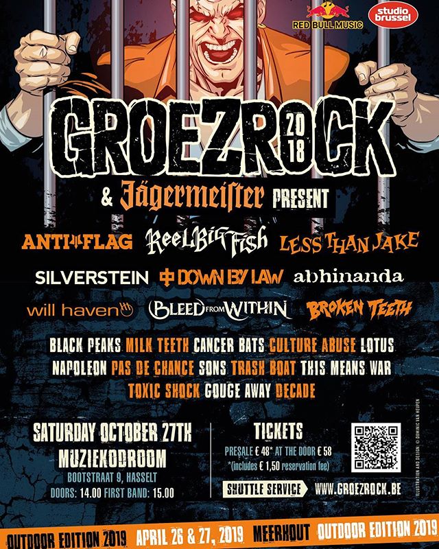 🚨 LAST MINUTE SHOW ANNOUNCEMENT 🚨 ⠀
⠀
We have been added to the @GROEZROCK line up!⠀
⠀
Tickets are still available!